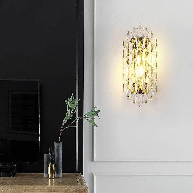 Lyric Nordic Postmodern Minimalist Crystal Villa Wall Lamp - Personalize Your Space with Creative Elegance