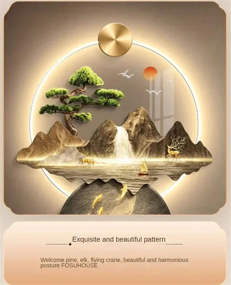 Dlight Decor 3D Wall Painting Light for Hallway Art