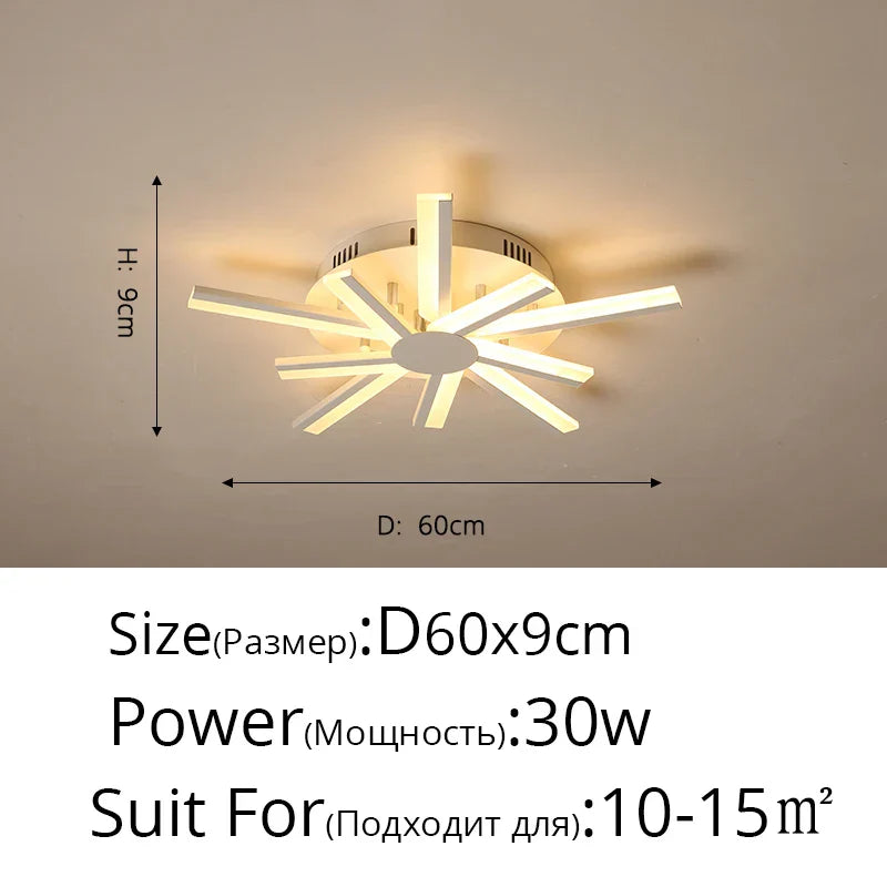 Modern Ceiling Lamps - Elegant Lustre Lights for Living Room, Kitchen, and Bedroom Decor