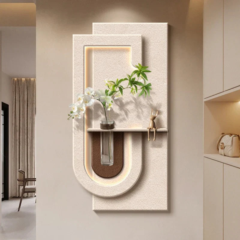Dlight Decor LED Green Vase Wall Light for Hallways