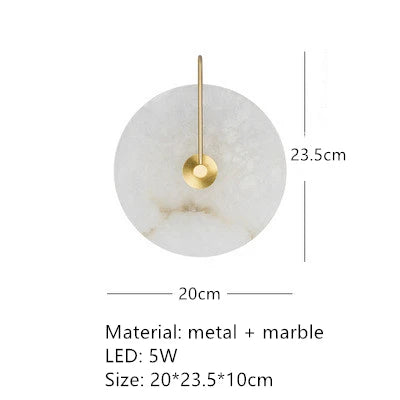 Verona Marble LED Wall Sconce