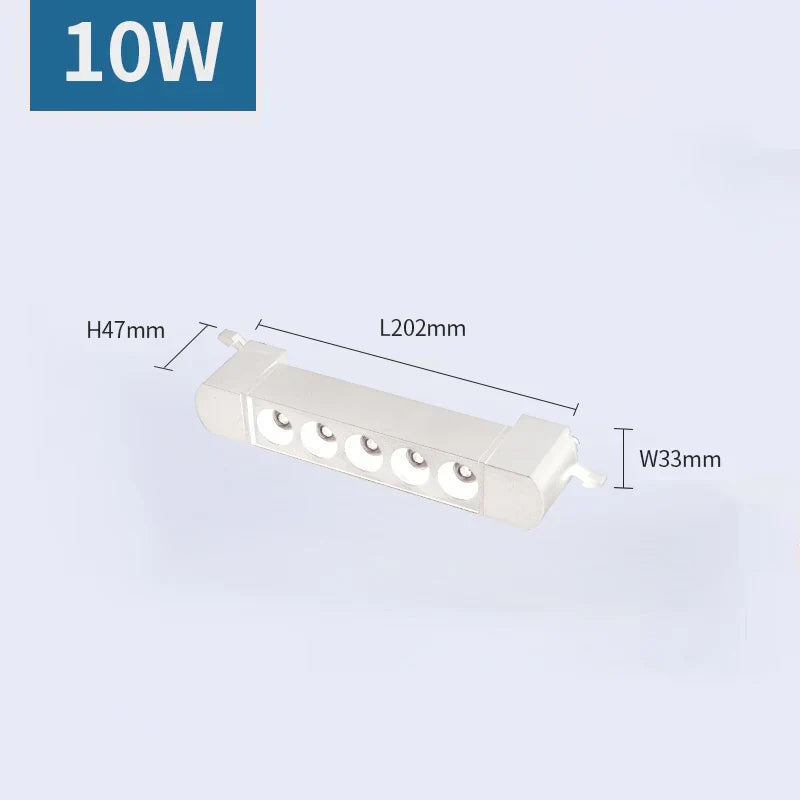 3-Wire LED Track Light - Ceiling Spot Lamp for Clothing Shops