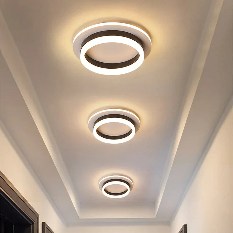 Nordic LED Ceiling Lamp - Indoor Lighting Fixture for Bedroom, Dining, Living Room Decoration, Balcony, Cloakroom, Aisle, and Corridor - Ceiling Light