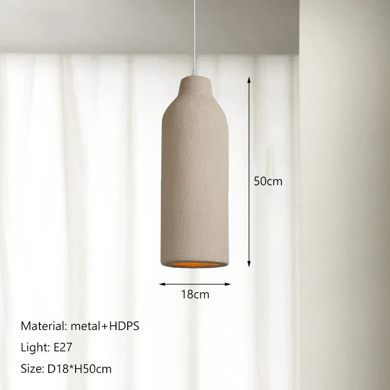 Wabi-Sabi Cream Style LED Chandelier - Illuminate Your Restaurant, Bar, Dining Room, and More with Subtle Elegance