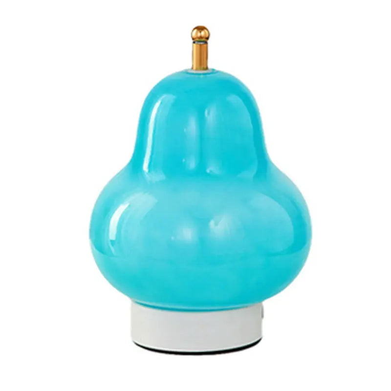 LED Cream Pear Table Lamp - Elegant Bedroom and Living Room Decor Light