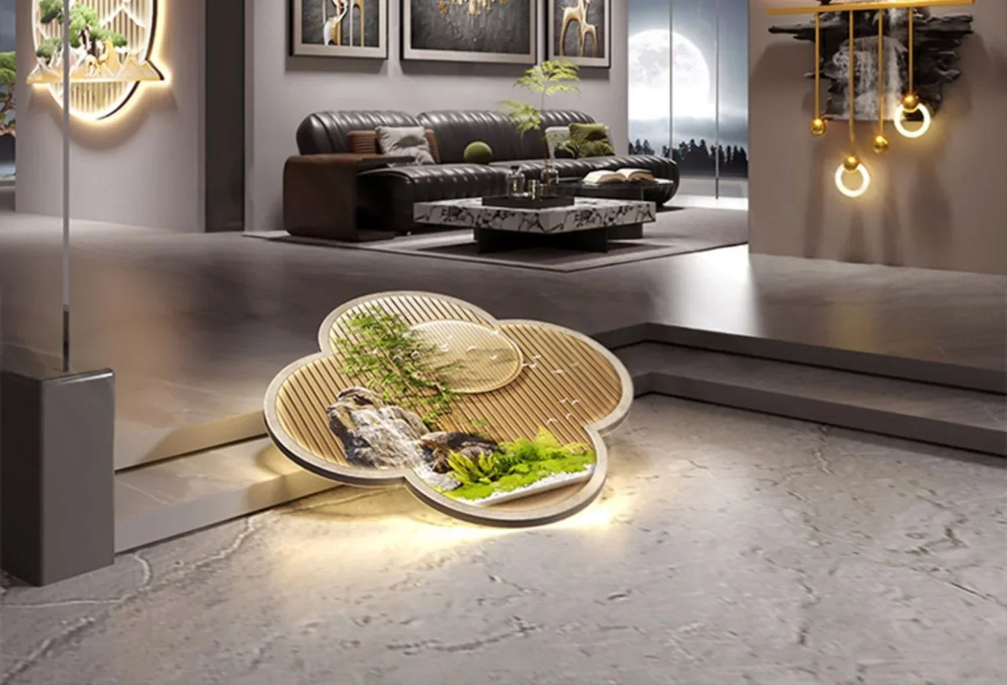 Dlight Decor Elk Mural LED Wall Light Pendant