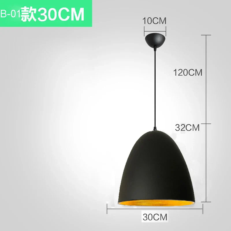 Nordic Retro Industrial Black Ceiling Pendant Lamp - Perfect for Restaurant, Dining Table, and Bar Decor