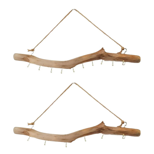 Decoration Wall Hook Wood Wall Hooks Minimalist Rustic Entryway Hooks Household Organizer for Hanging Jewelry Hat Patio Hotel
