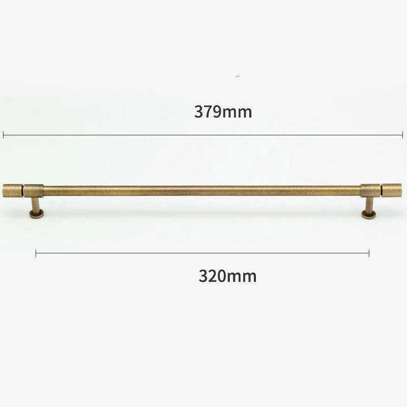 Gold and Bronze Brass Wardrobe Handles – Vintage Cabinet Drawer Pulls and Bar Handles