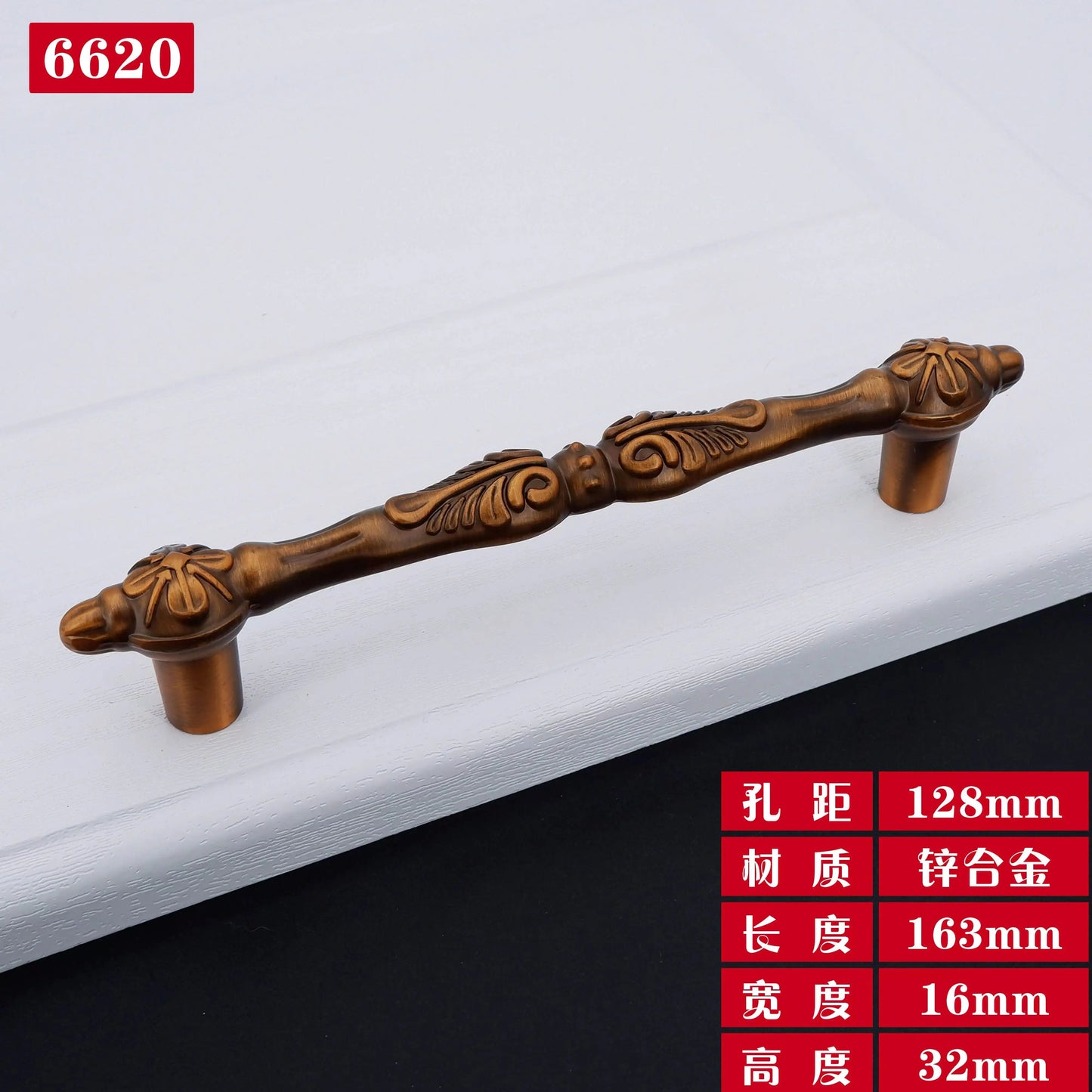 Antique Yellow Bronze Cabinet Handles - Brushed Vintage Drawer Pulls for Kitchen and Wardrobe Doors
