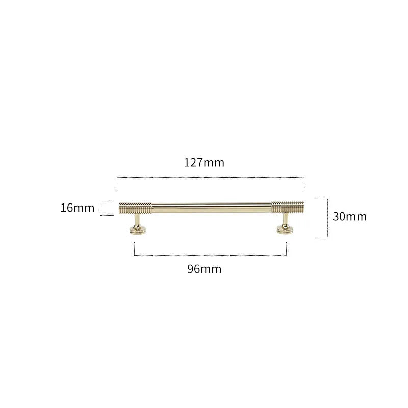 Gold, Chrome, Polished Gold Spiral Deco Furniture Handles – Modern Kitchen Cabinet and Wardrobe Pulls