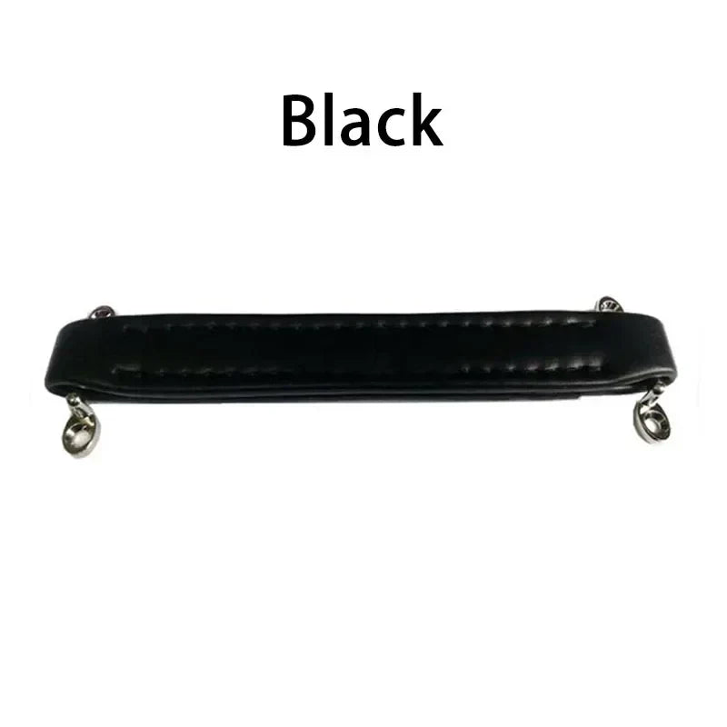 Vintage Leather Furniture Handle – Soft Suitcase-Style Drawer Pulls for Cabinets and Chests