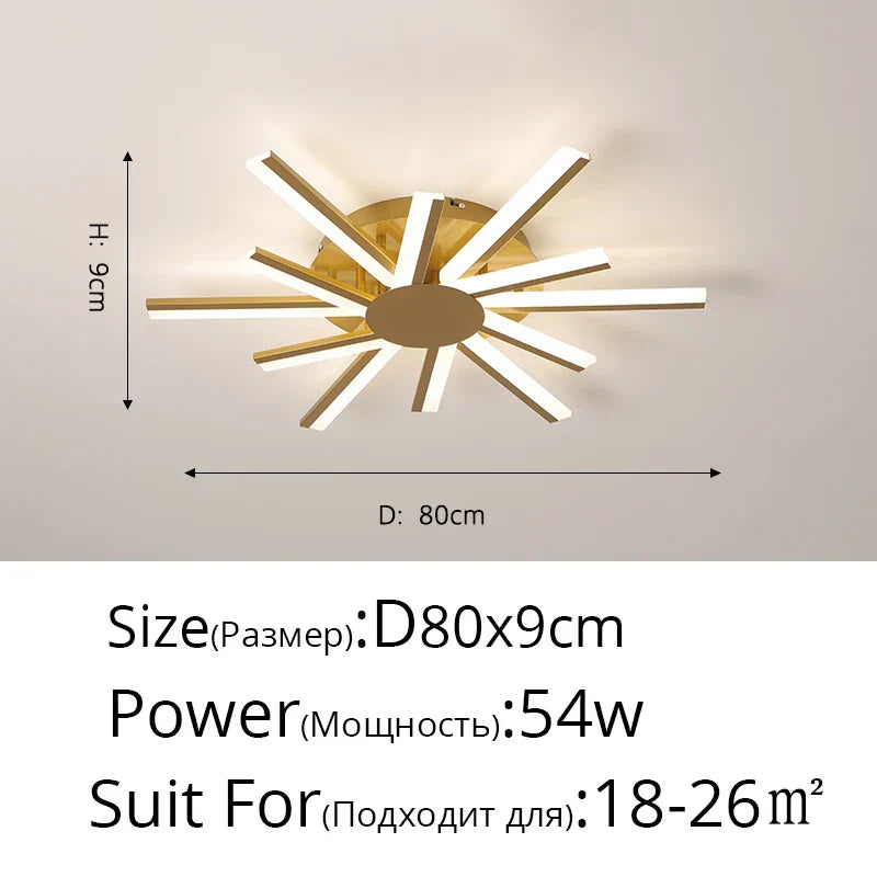Modern Ceiling Lamps - Elegant Lustre Lights for Living Room, Kitchen, and Bedroom Decor