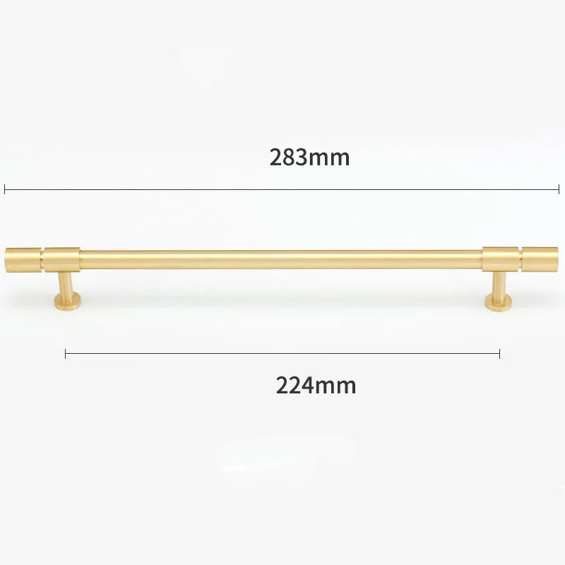 Gold and Bronze Brass Wardrobe Handles – Vintage Cabinet Drawer Pulls and Bar Handles