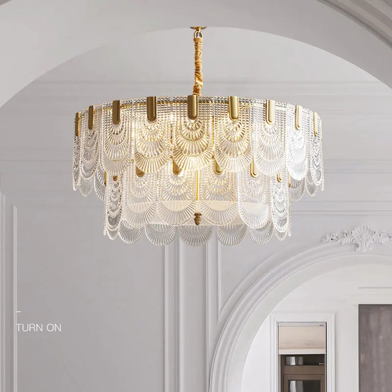 French Luxury Chandelier - Postmodern Designer Elegance for Living Rooms, Master Bedrooms, and Dining Spaces