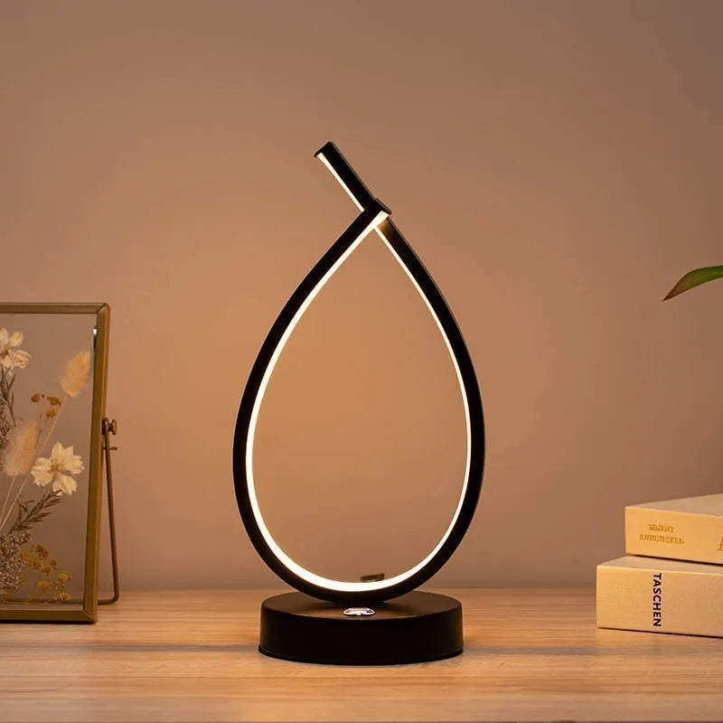 Modern LED Touch Table Lamp - Eye-Friendly Light for Living, Bedroom, and Study