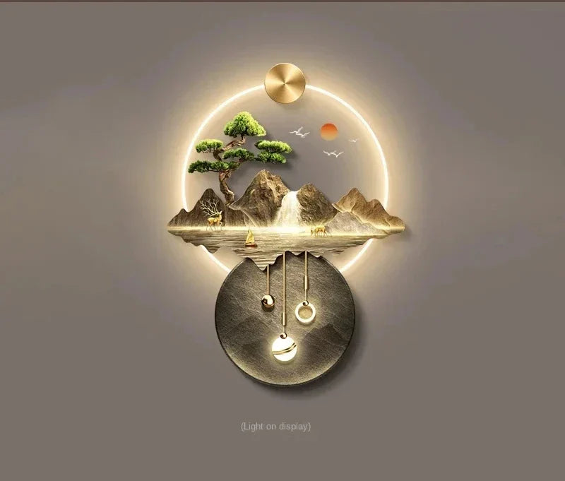 Dlight Decor 3D Wall Painting Light for Hallway Art