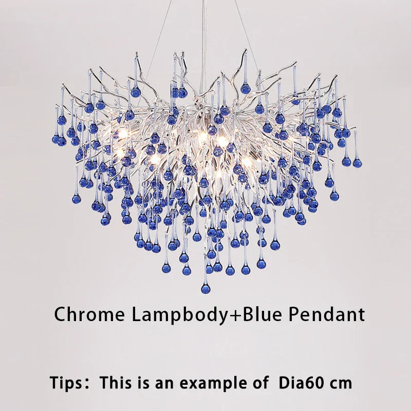 Creative Tree Branch Chandelier - Illuminate Your Bedroom or Girl's Room with Whimsical Charm