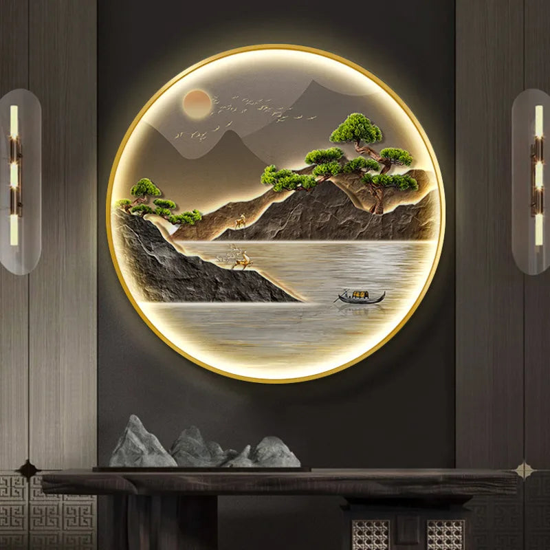 Dlight Decor Luxury Glow Round Wall Light for Interiors