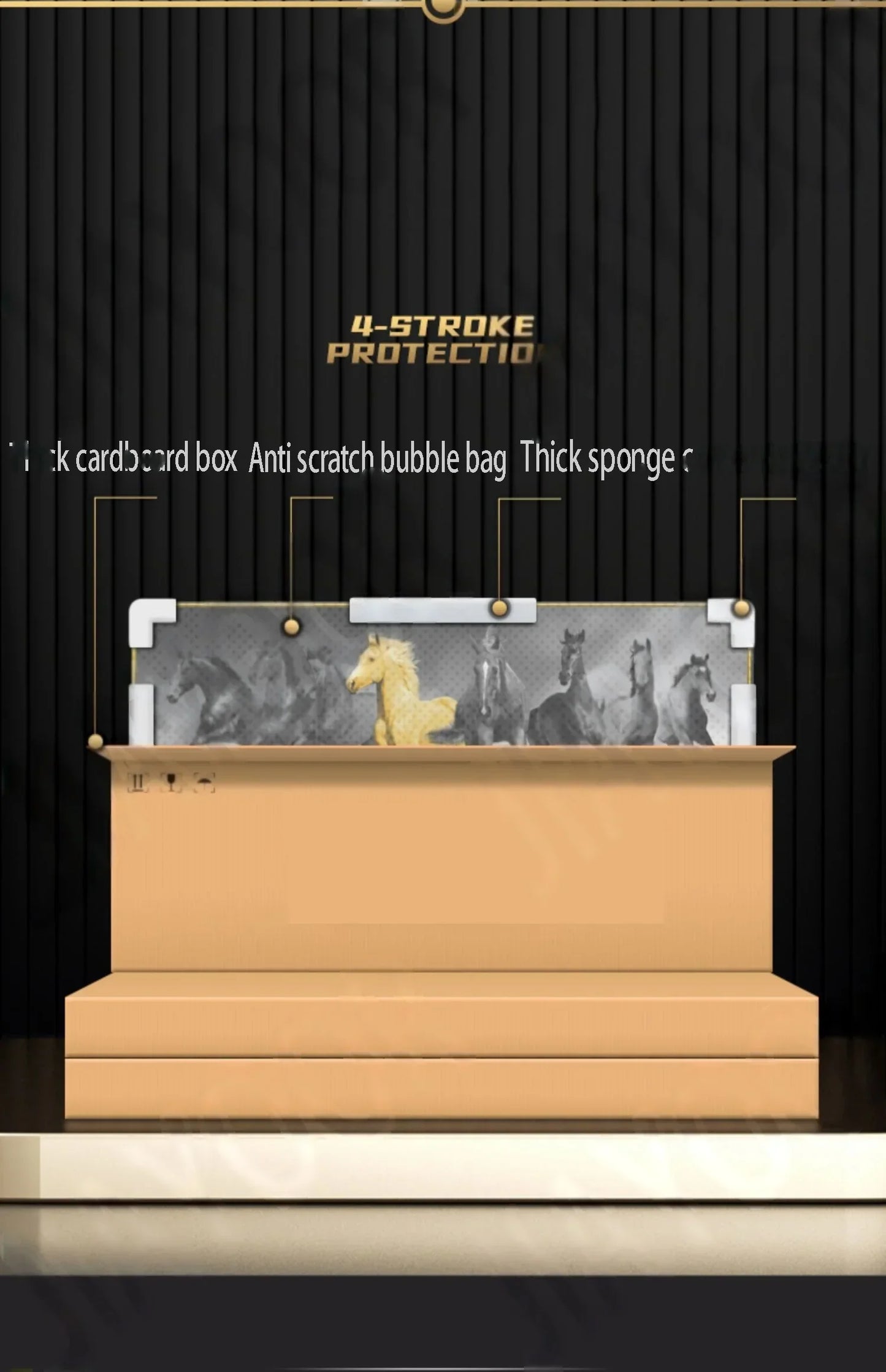 Dlight Decor Elk Mural LED Wall Light Pendant