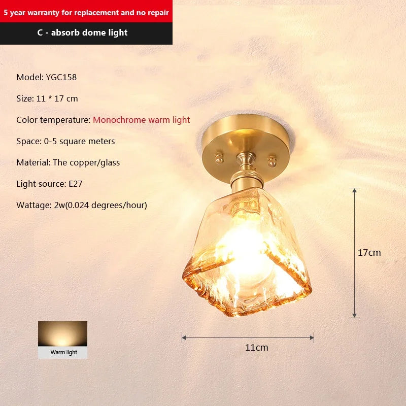 Nordic Creative Cup Ceiling Light for Dining Room Bedroom Hallway Entrance Balcony Kitchen Ceiling Lamp Modern Home Decor