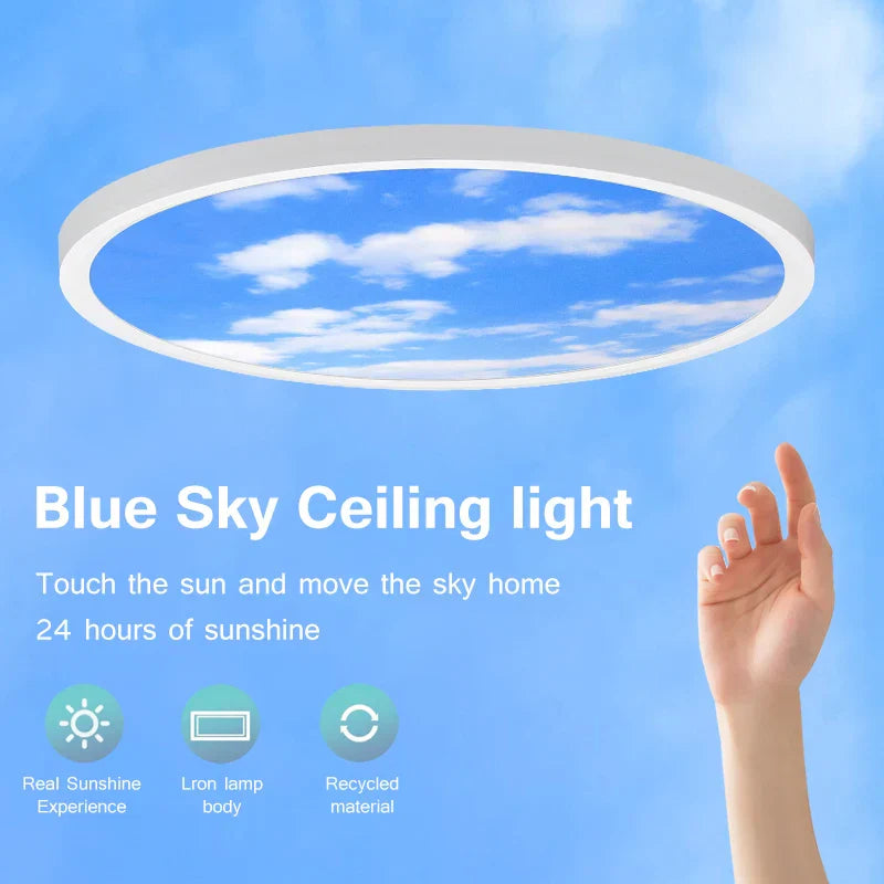 Sky Smart Lamps Led Ceiling Light Fixture - Moon Lights with APP Remote Control - Ideal for Living Room and Bedroom Decor - 18W and 42W Options