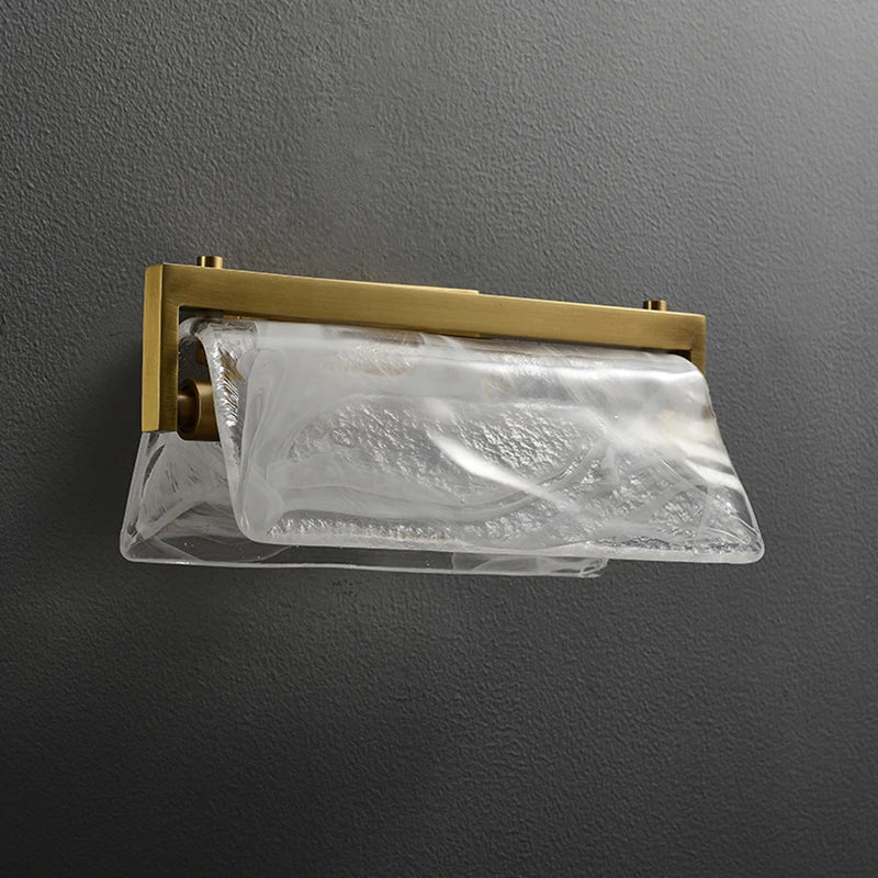 Cloud Mist Post-Modern Design Wall Lamp - Copper Luxury Lighting for Living Rooms, Bedrooms, and TV Background Walls