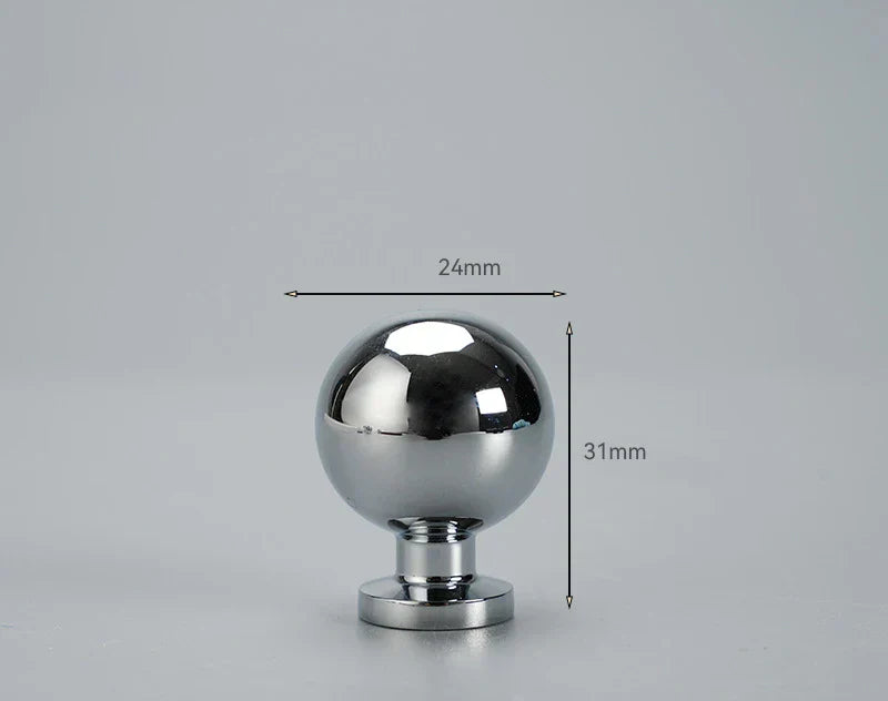 Chrome and Polished Gold Brass Furniture Handles – Modern Cabinet, Drawer, and Wardrobe Knobs