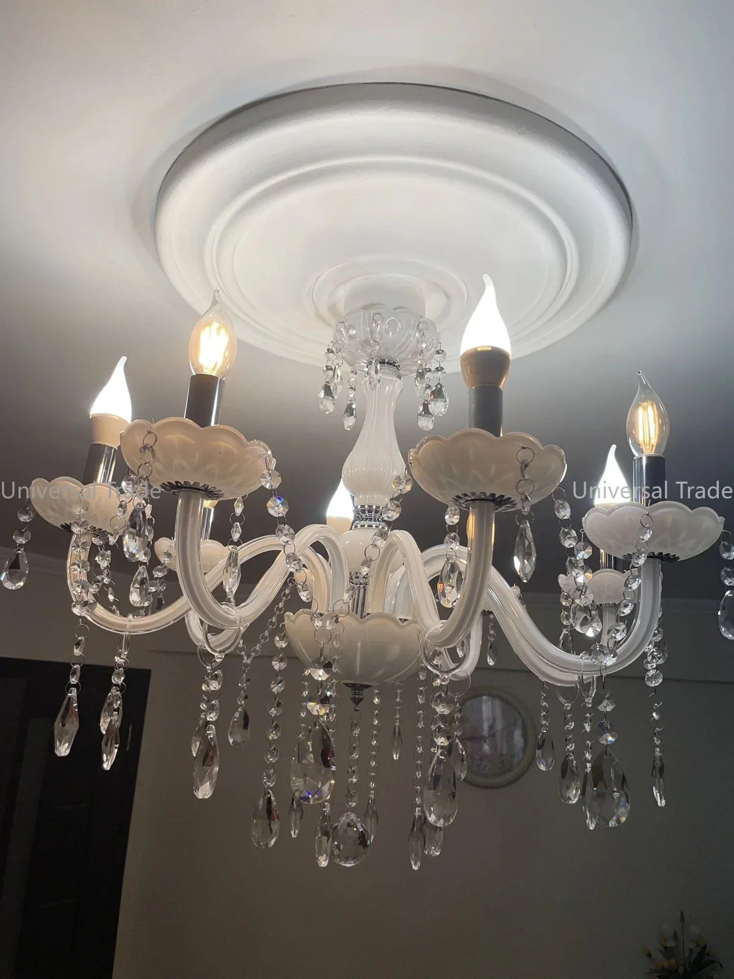 Modern LED Crystal Chandelier - Illuminate Your Home with Elegance