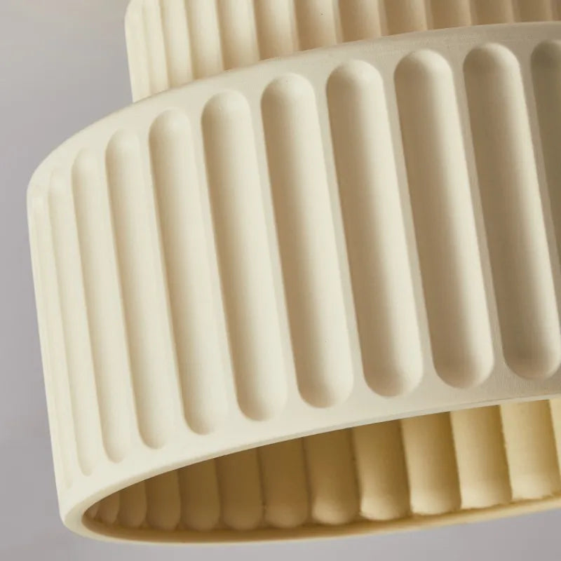 Nordic Creamy Wabi-Sabi Style LED Ceiling Lights - Illuminate Your Corridor and Bedroom with Subtle Elegance