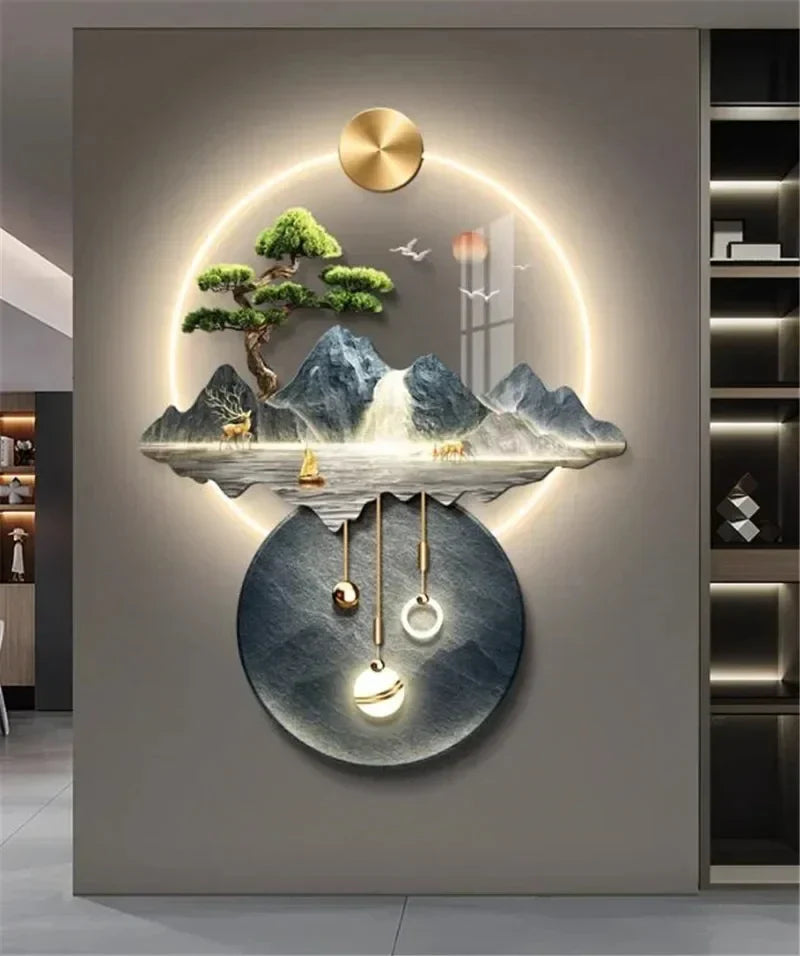 Dlight Decor 3D Wall Painting Light for Hallway Art