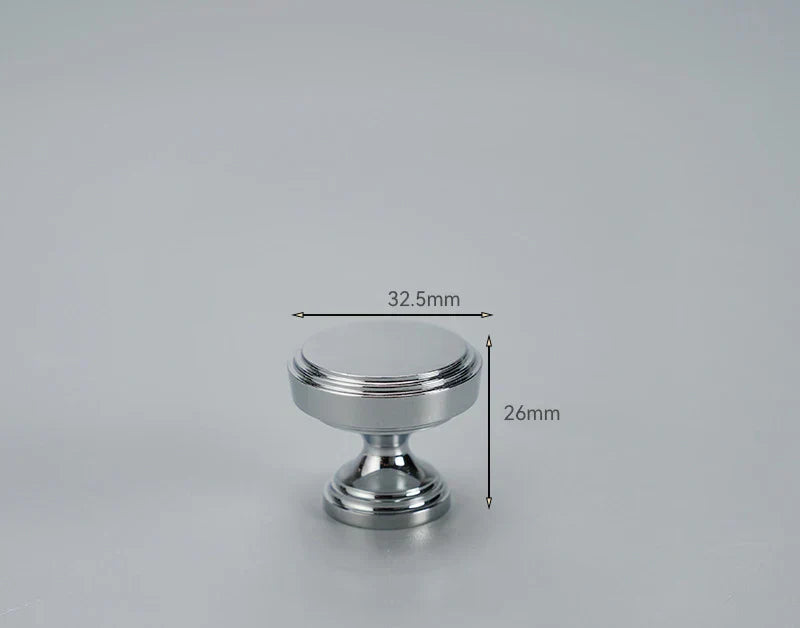 Chrome and Polished Gold Brass Furniture Handles – Modern Cabinet, Drawer, and Wardrobe Knobs