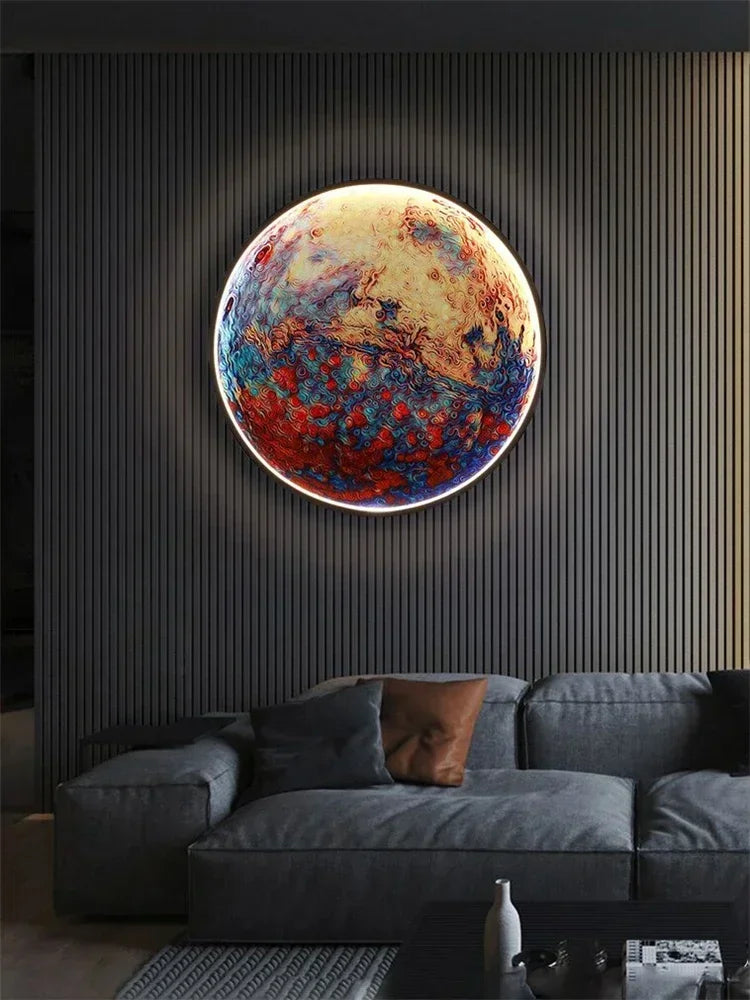 Dlight Decor Planet Mural Wall Light for Interiors