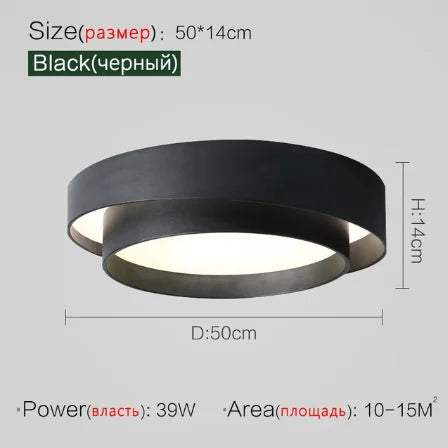 Nordic Bedroom Lamp - Minimalist Modern Ceiling Lamp for Designer Living Room, Kitchen, Study Lighting, and Home Decor
