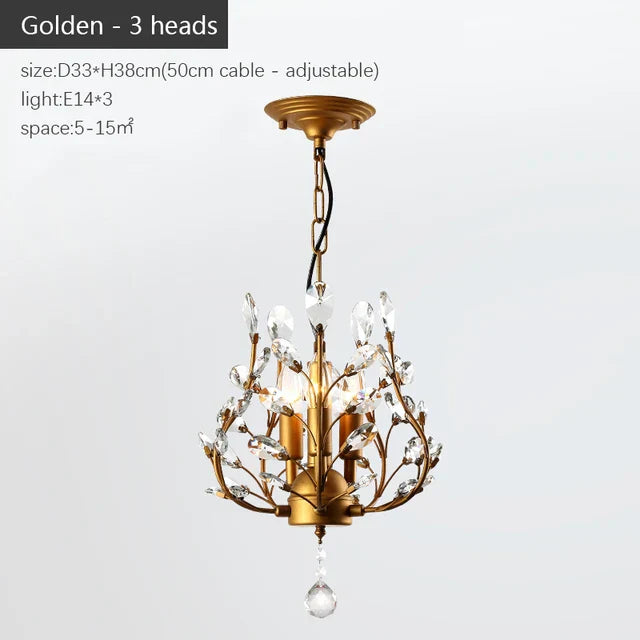 Modern Crystal Chandelier - Perfect for Living Rooms, Dining Areas, and Bedrooms