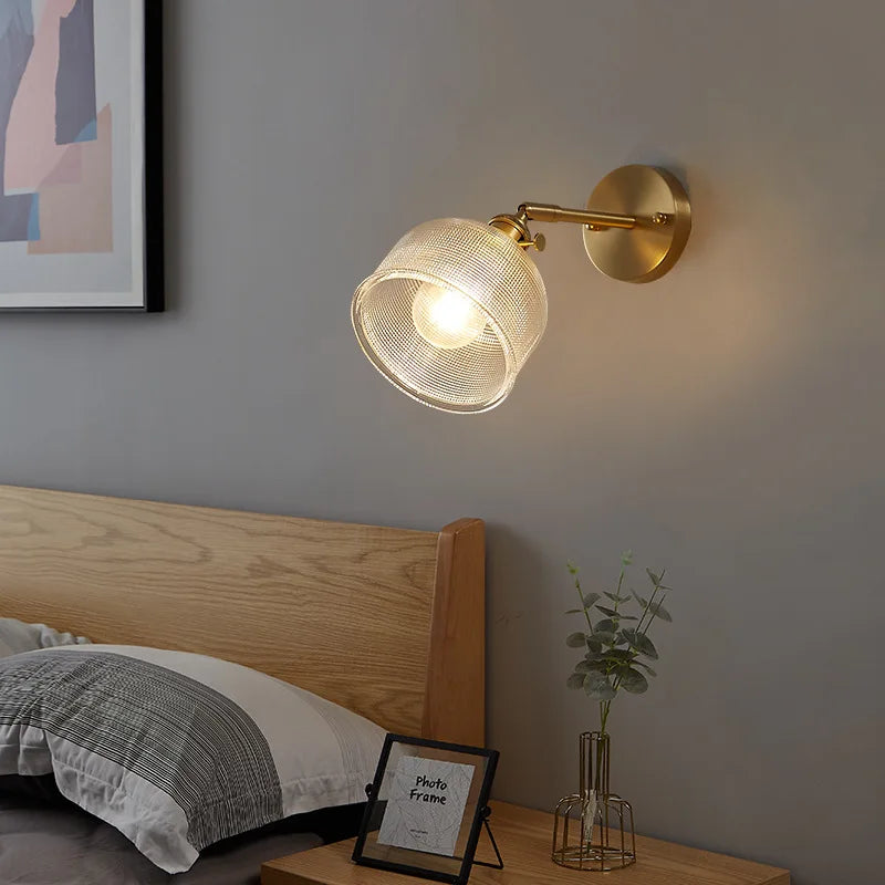 Elegant Crystal Wall Light - Modern Luxury Lighting for Bedrooms, Living Rooms, and More