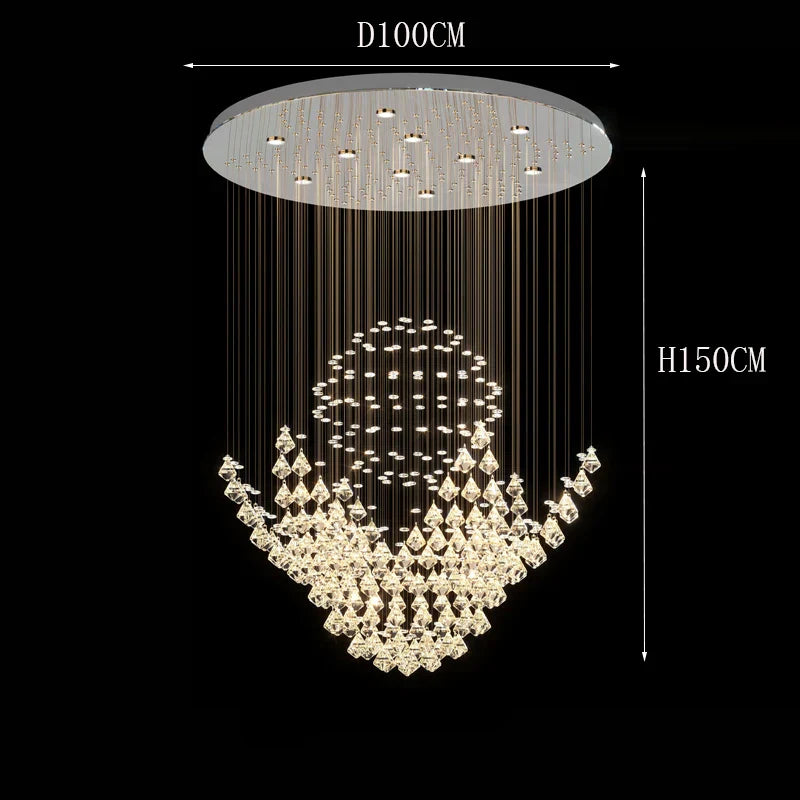 Luxury Crystal Chandelier - Elegance and Opulence for Home Decoration