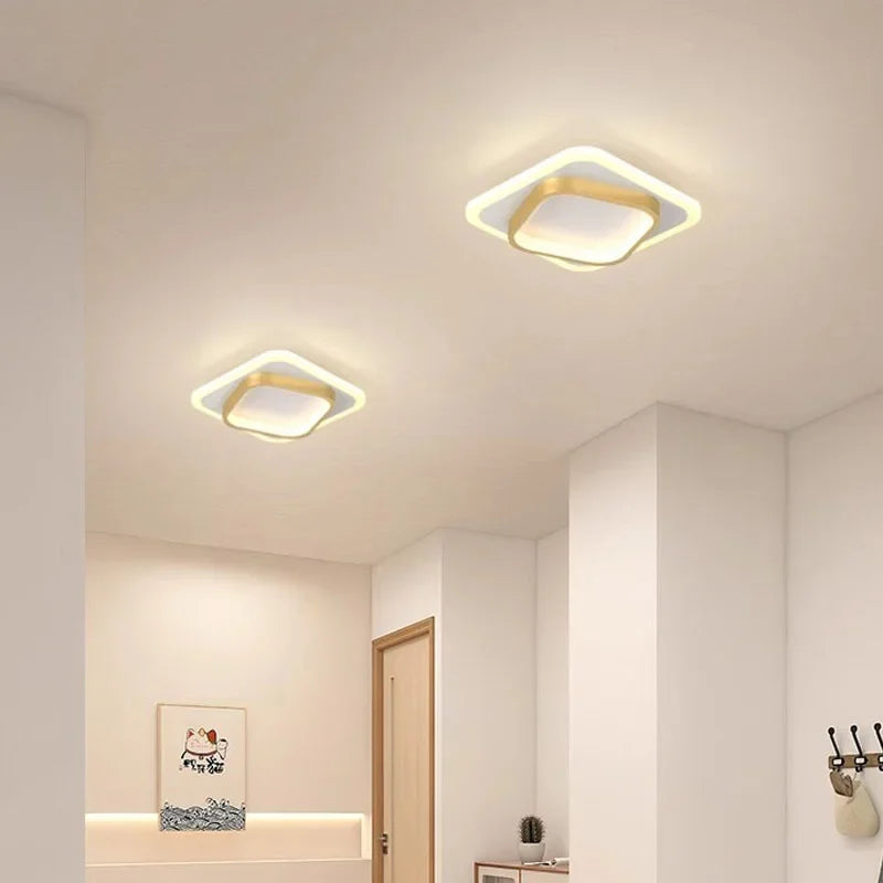 Modern LED Surface Mount Ceiling Light - Versatile Lighting Fixture for Cloakroom, Bedroom, Hallway, and Living Room