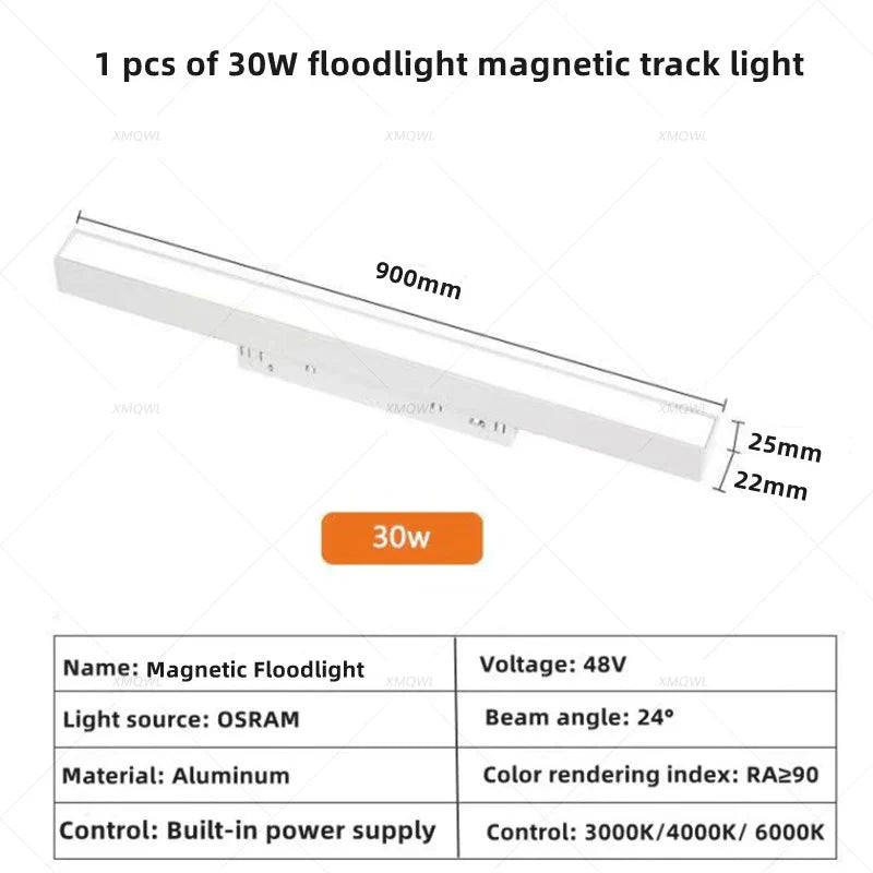 Modern Magnetic Track Lights - Embedded LED Spotlight Downlight