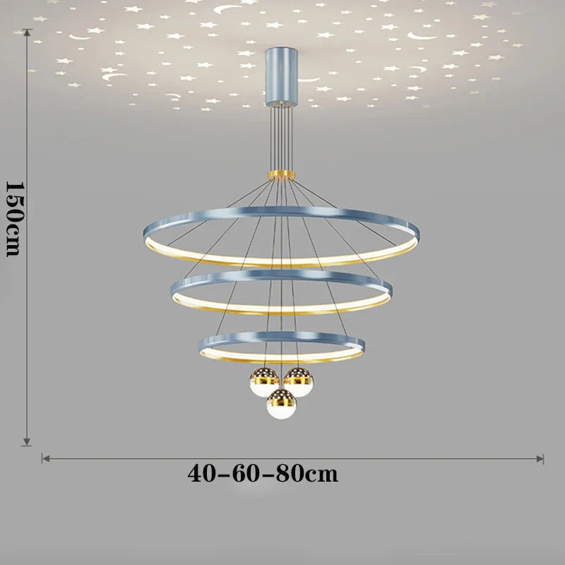 Chic Nordic Dining Room Chandelier - Stylish Ceiling Lamp for Indoor Lighting