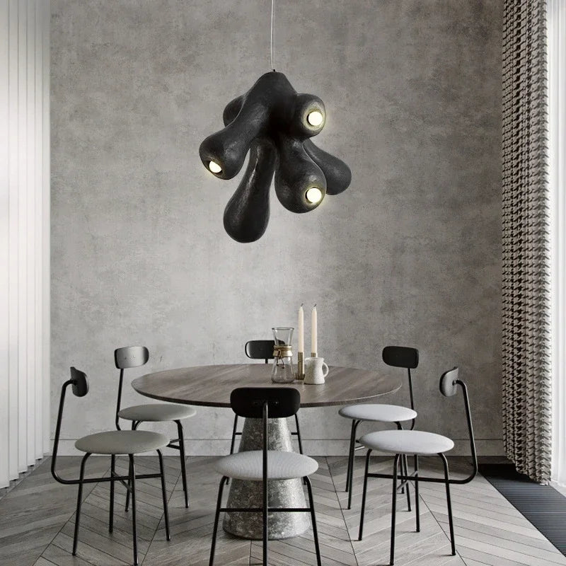 Nordic Creative LED Pendant Lamps - Wabi Sabi Design for Restaurant, Bar, Loft, Bedroom, and Home Decor