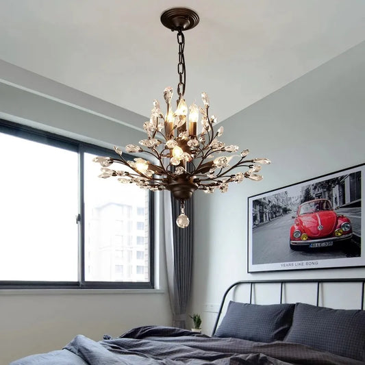 Modern Crystal Chandelier - Perfect for Living Rooms, Dining Areas, and Bedrooms