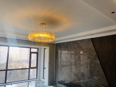 Olivia's Art Deco Crystal Glass LED Chandelier