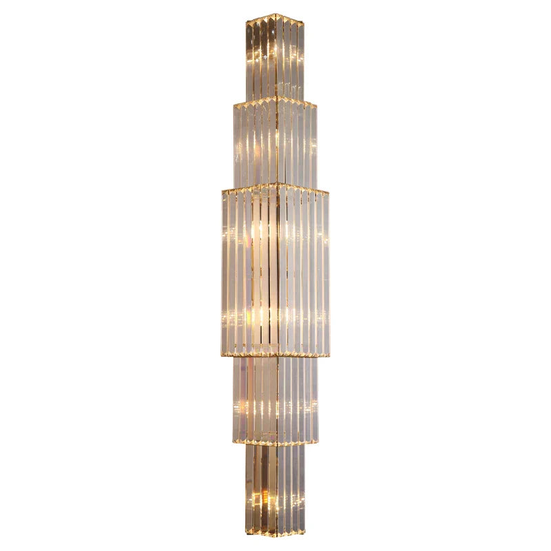 Victoria - Large Crystal Wall Light For Living Room Hall Bedroom Loft Indoor Home Hotel Villa Modern Gold Luxury Decor LED Sconce Fixtures