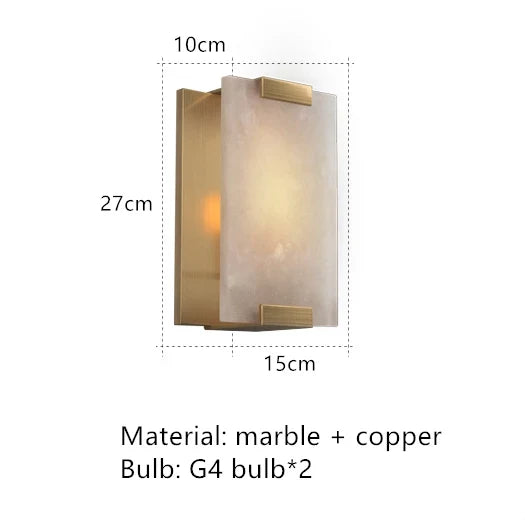 Verona Marble LED Wall Sconce