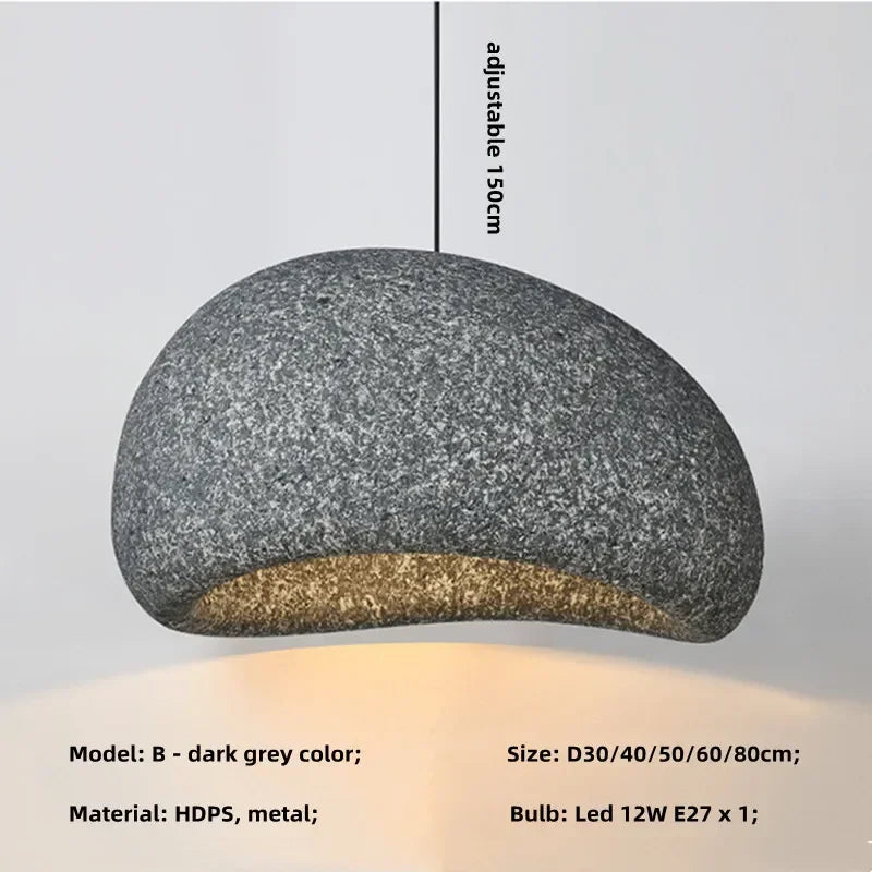 Nordic Minimalist Wabi-Sabi E27 LED Chandelier - Elevate Your Dining, Living, and Bedroom Spaces with Serene Elegance