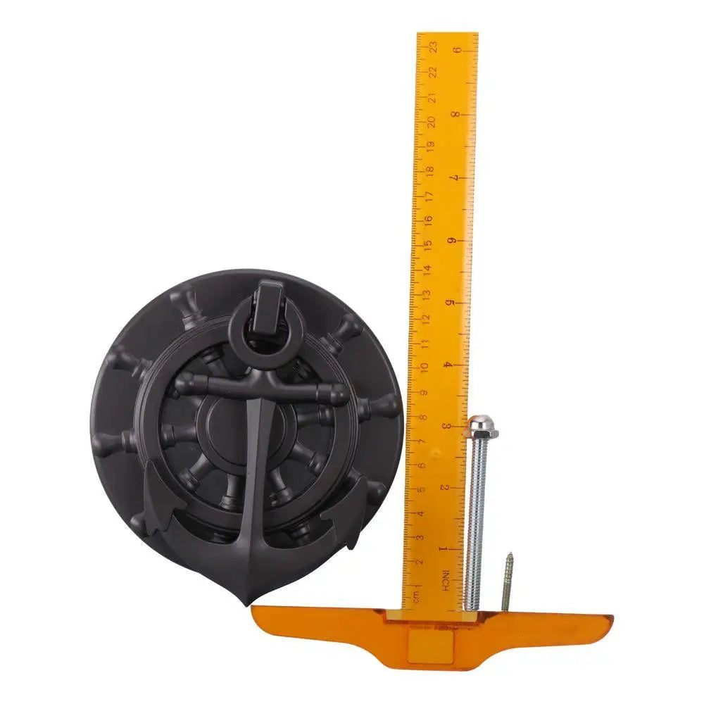 Decorative Zinc Alloy Door Knocker DIY Black Anchor Design Simple Style for Door