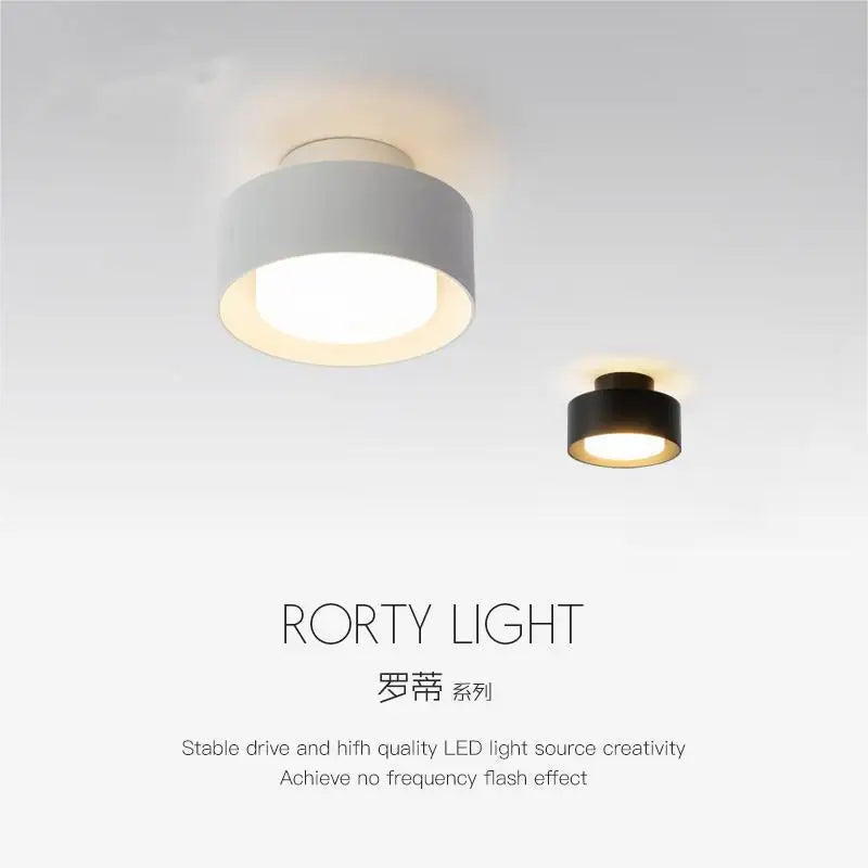 Modern Round Flush Mounted LED Ceiling Lamp - Minimalist Lighting for Bedroom, Bathroom, and Kitchen