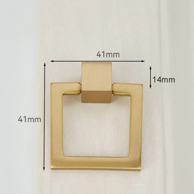 Solid Brass Kitchen Cabinet Handles – Modern Bar Pulls for Drawers and Wardrobes