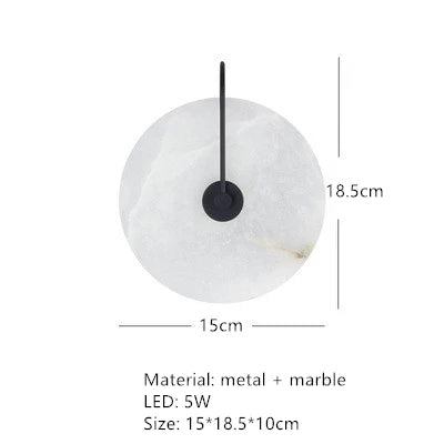 Verona Marble LED Wall Sconce